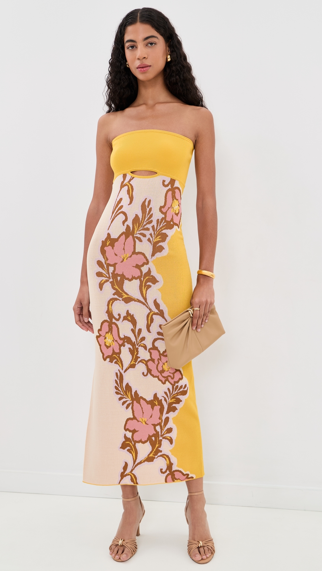 Fletcher Dress Plumeria Wave Knit