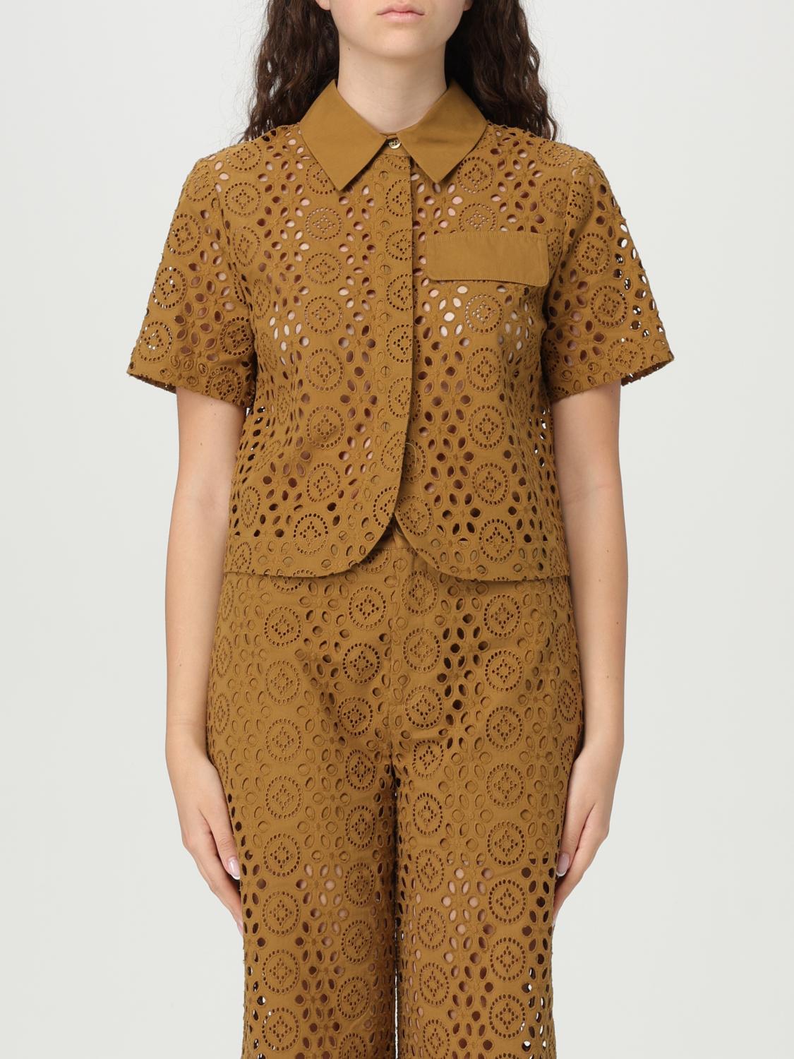 Pants LIU JO Woman color Camel