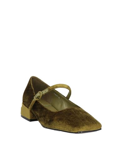Woman Pumps Military green Size 9 Textile fibers