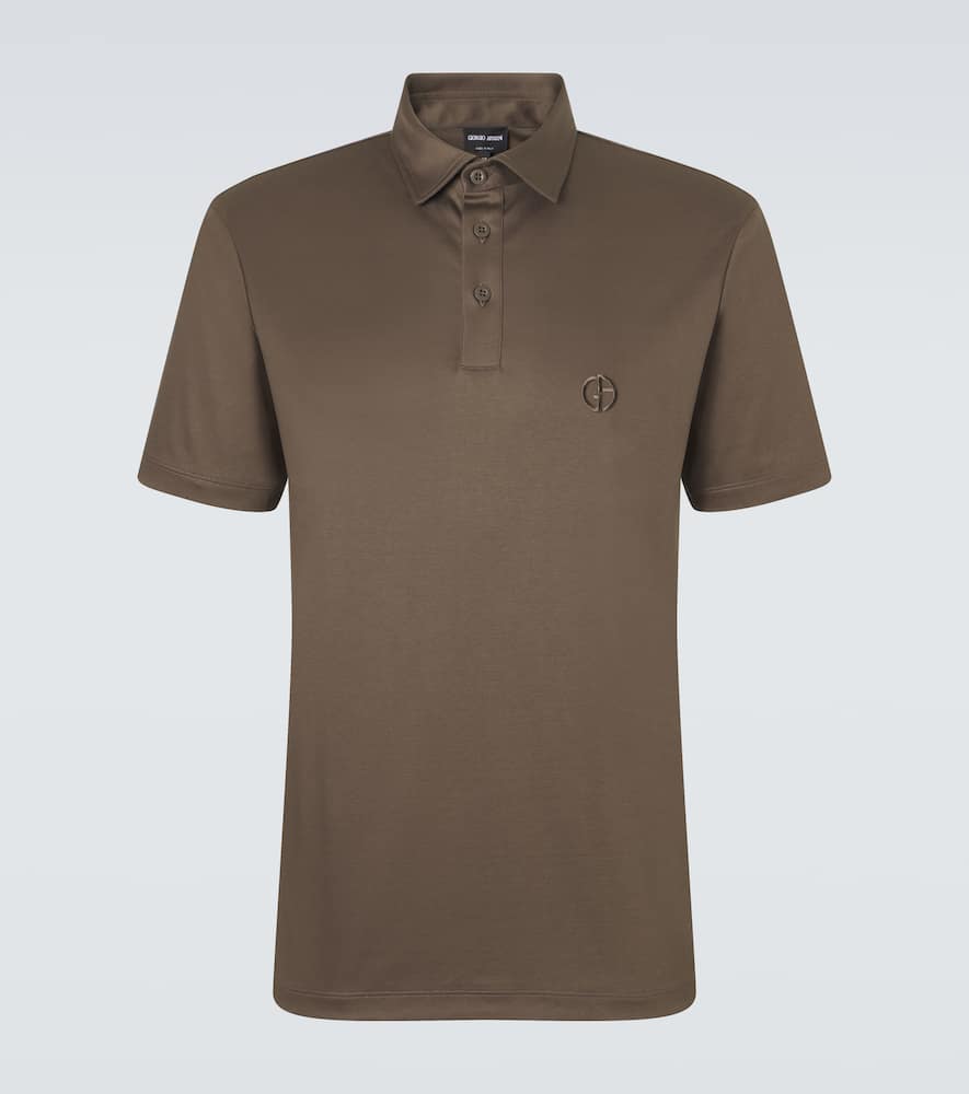 Logo cotton polo shirt