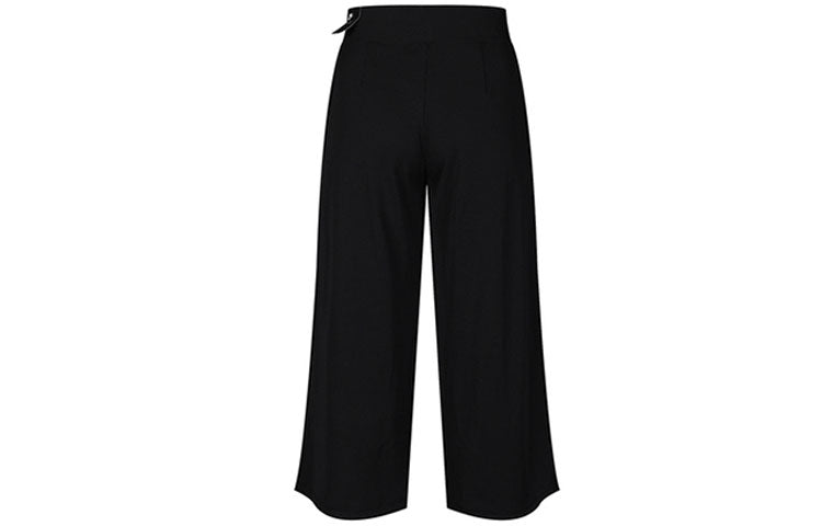 (WMNS) Sportswear Ribbed Knitting Trousers Black