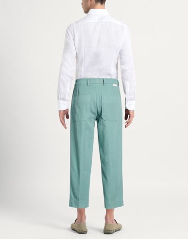 Man Pants Green Size 30 Cotton