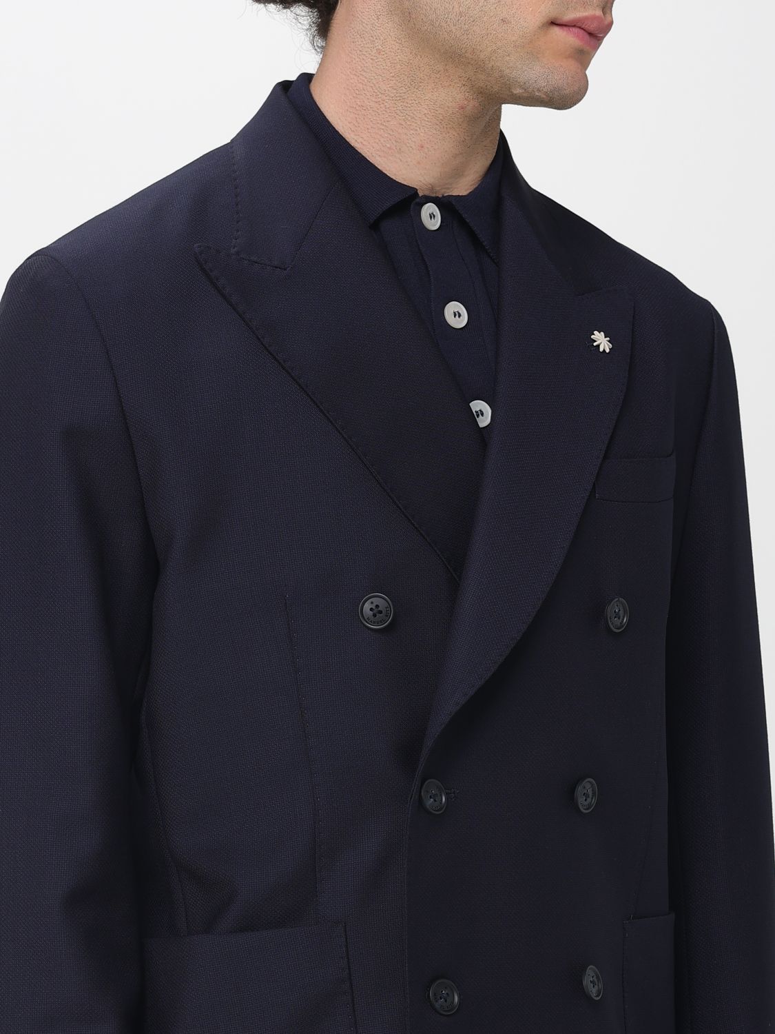 Blazer Men color Blue