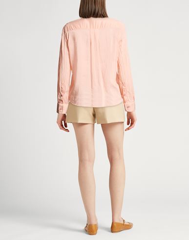 Woman Shirt Salmon pink Size XS Cotton, Silk