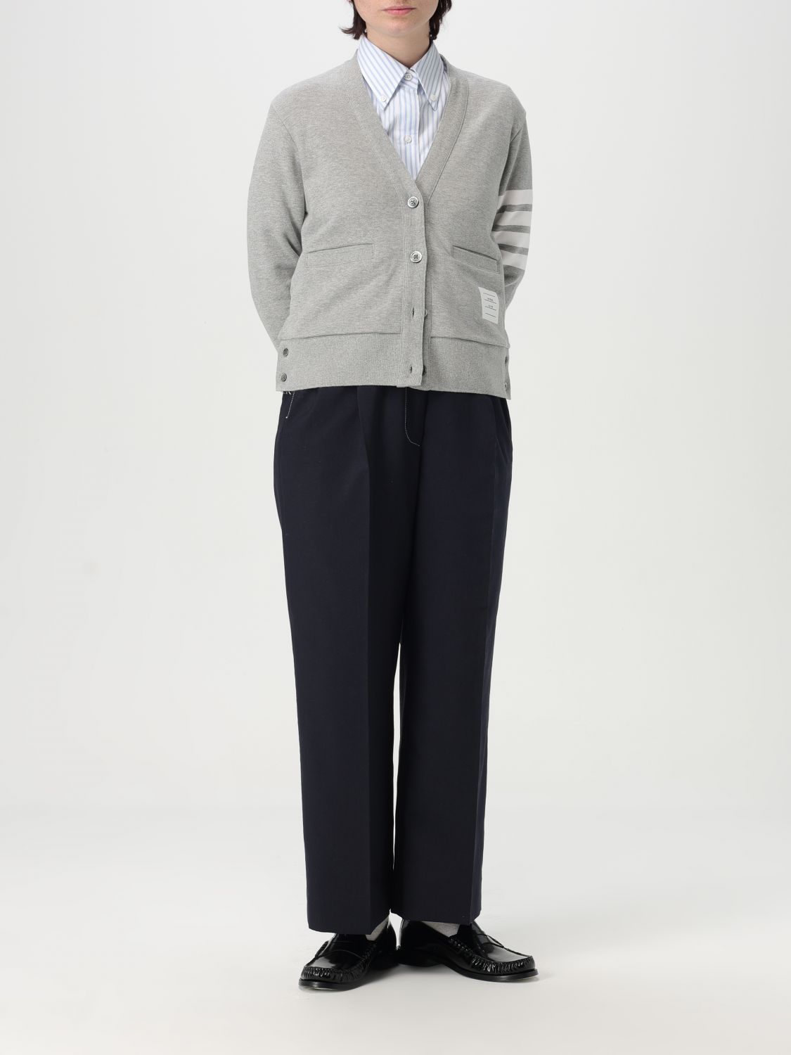 Striped cotton shirt - Blue