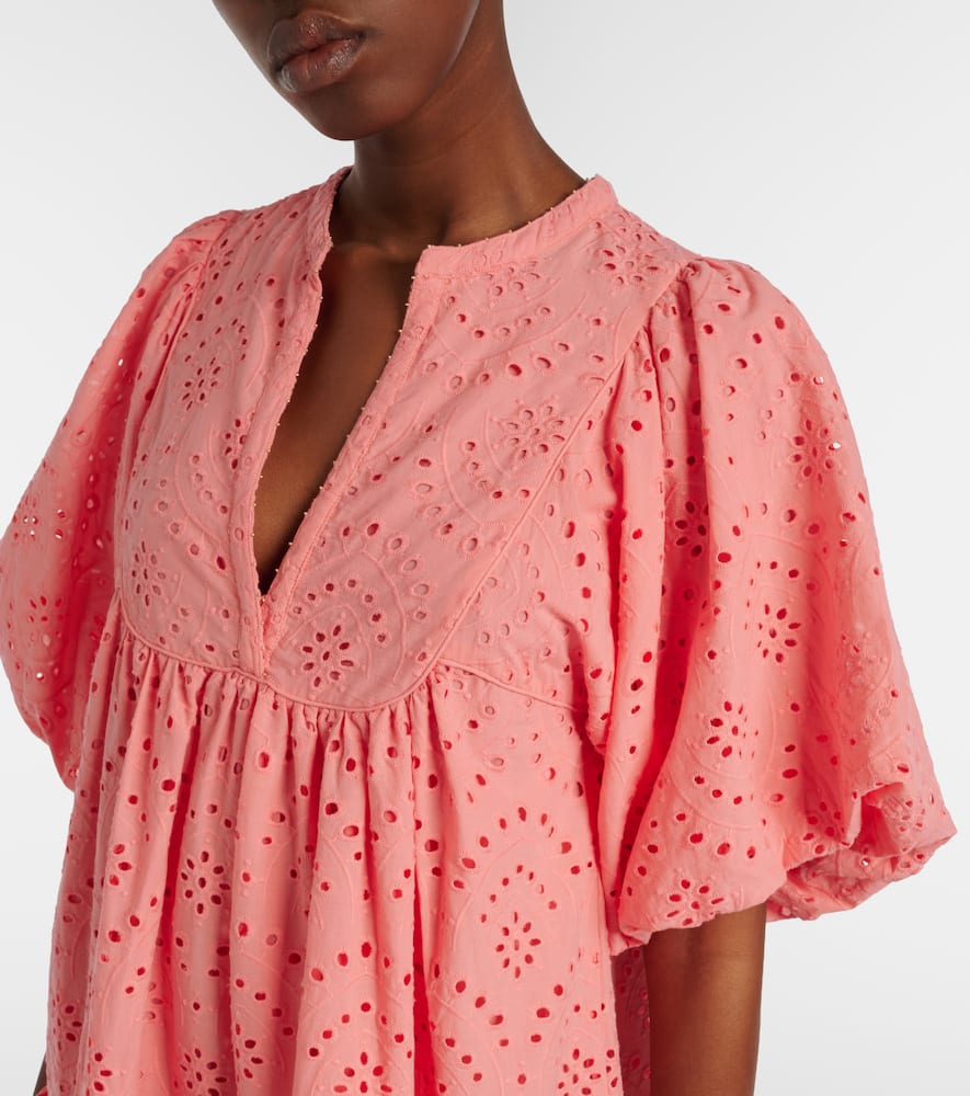 Cruz broderie anglaise cotton minidress