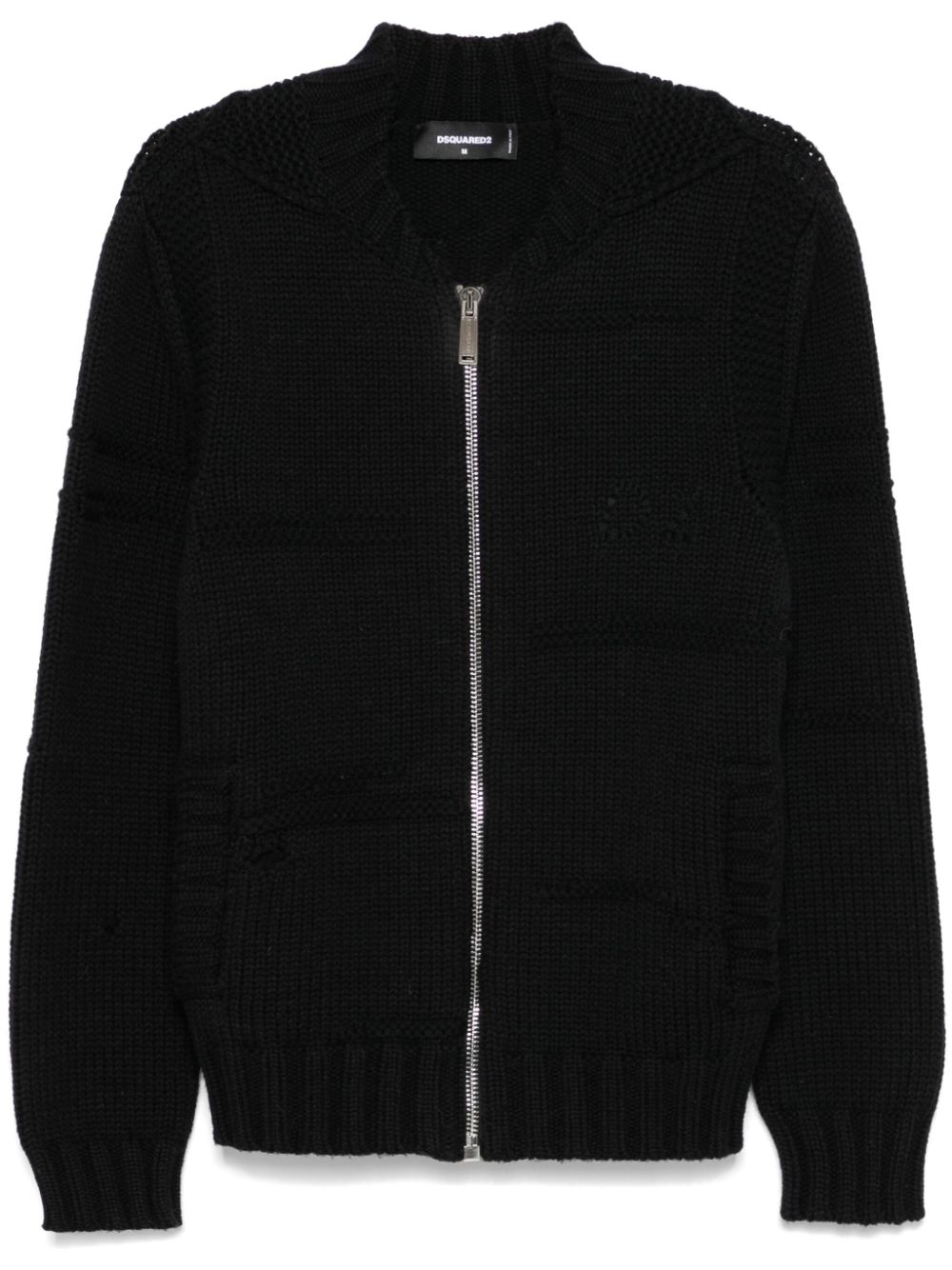 Knitted cardigan - Black