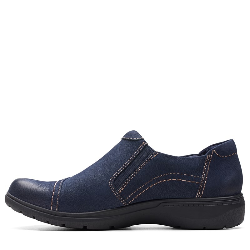 Women's Carleigh Ray Slip On Shoes (Navy Nubuck)