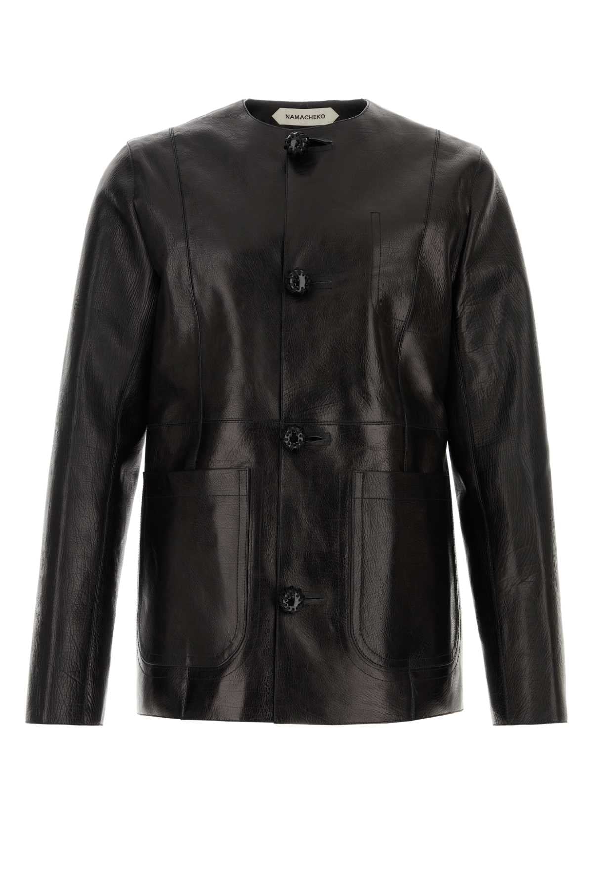 Leather Jacket — Black