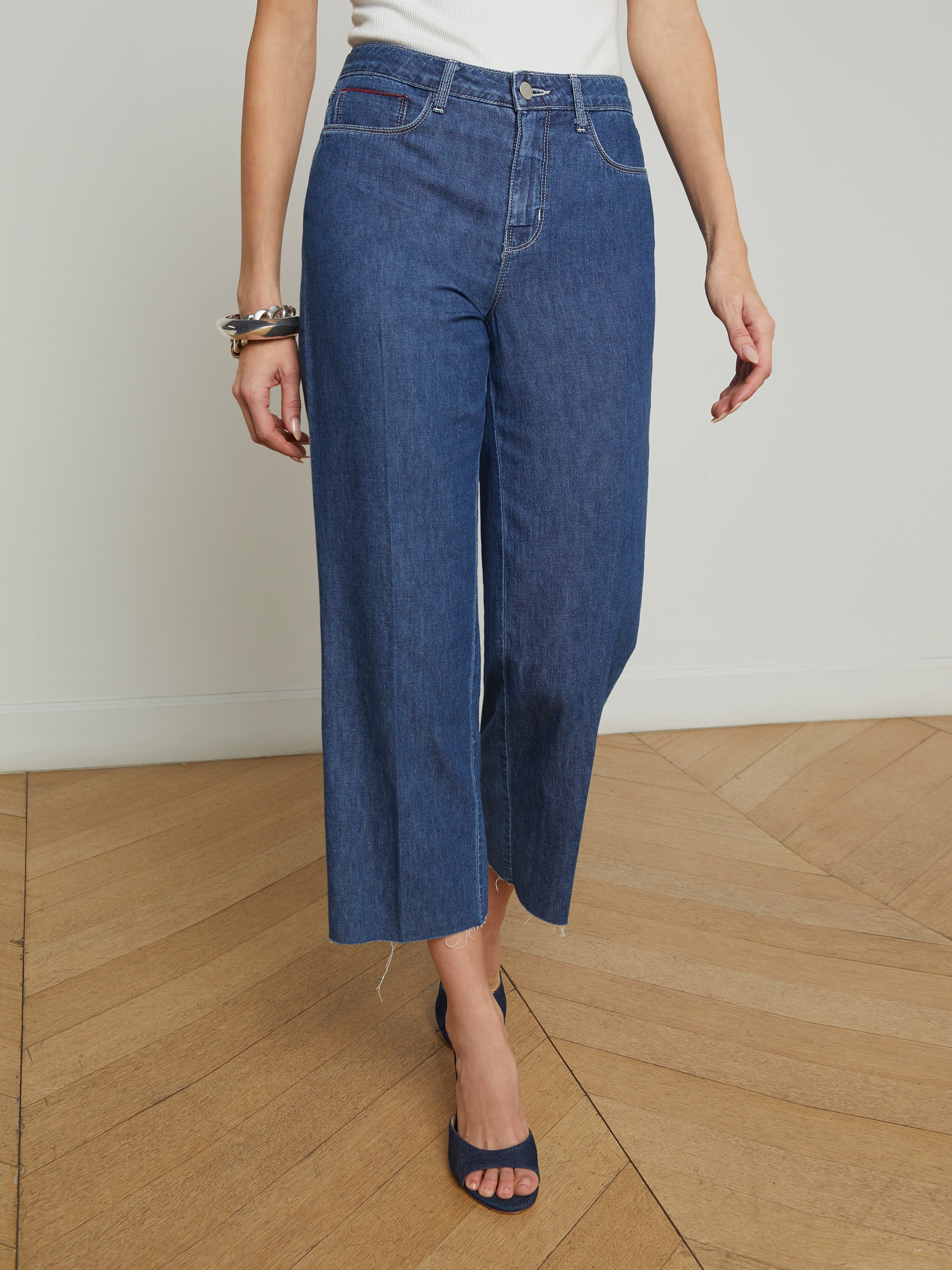 Wanda Cropped Wide-Leg Jean In Spokane
