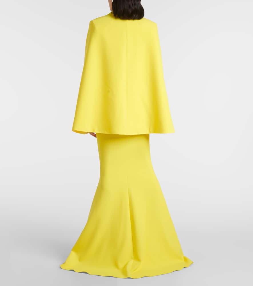 Hadley caped crêpe blazer