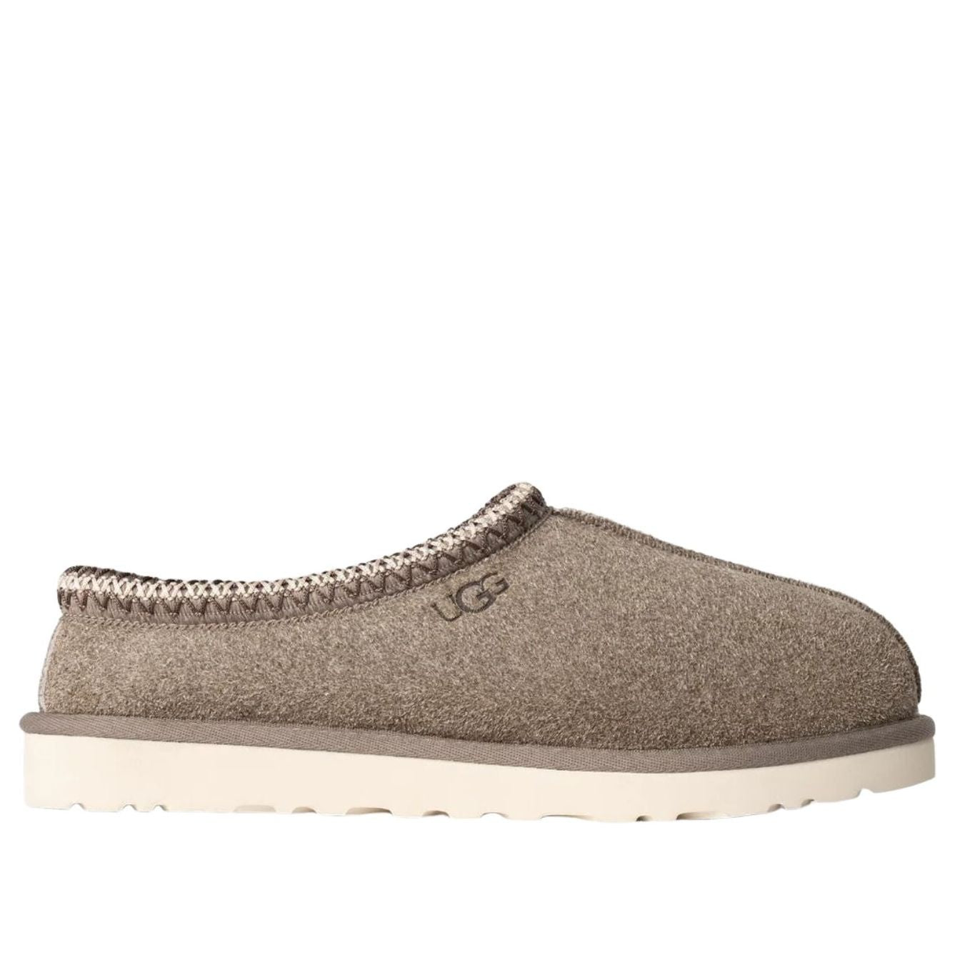 Tasman Shaggy Suede Slipper 'Smoke Plume'