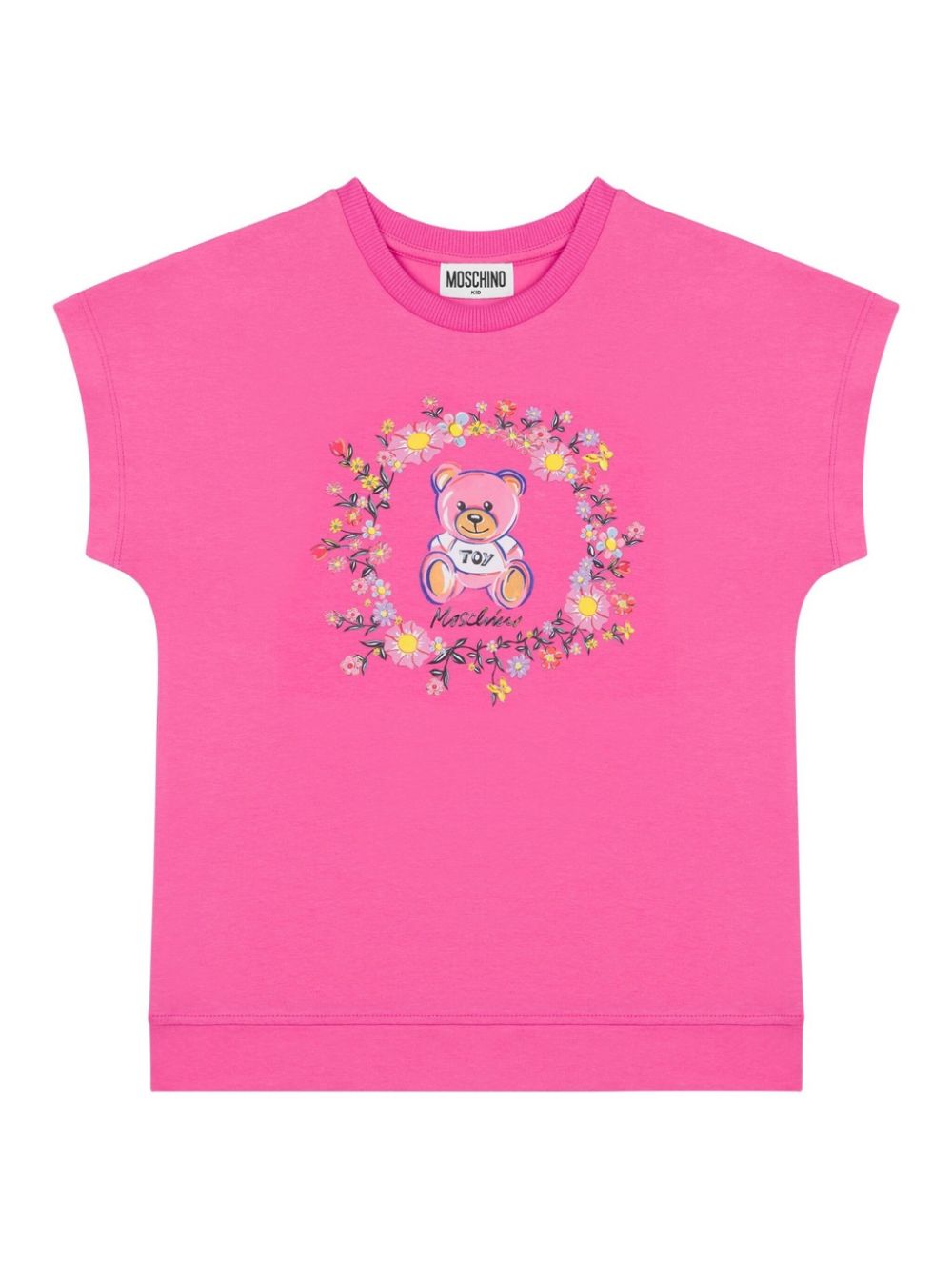Teddy Bear-print T-shirt - Pink