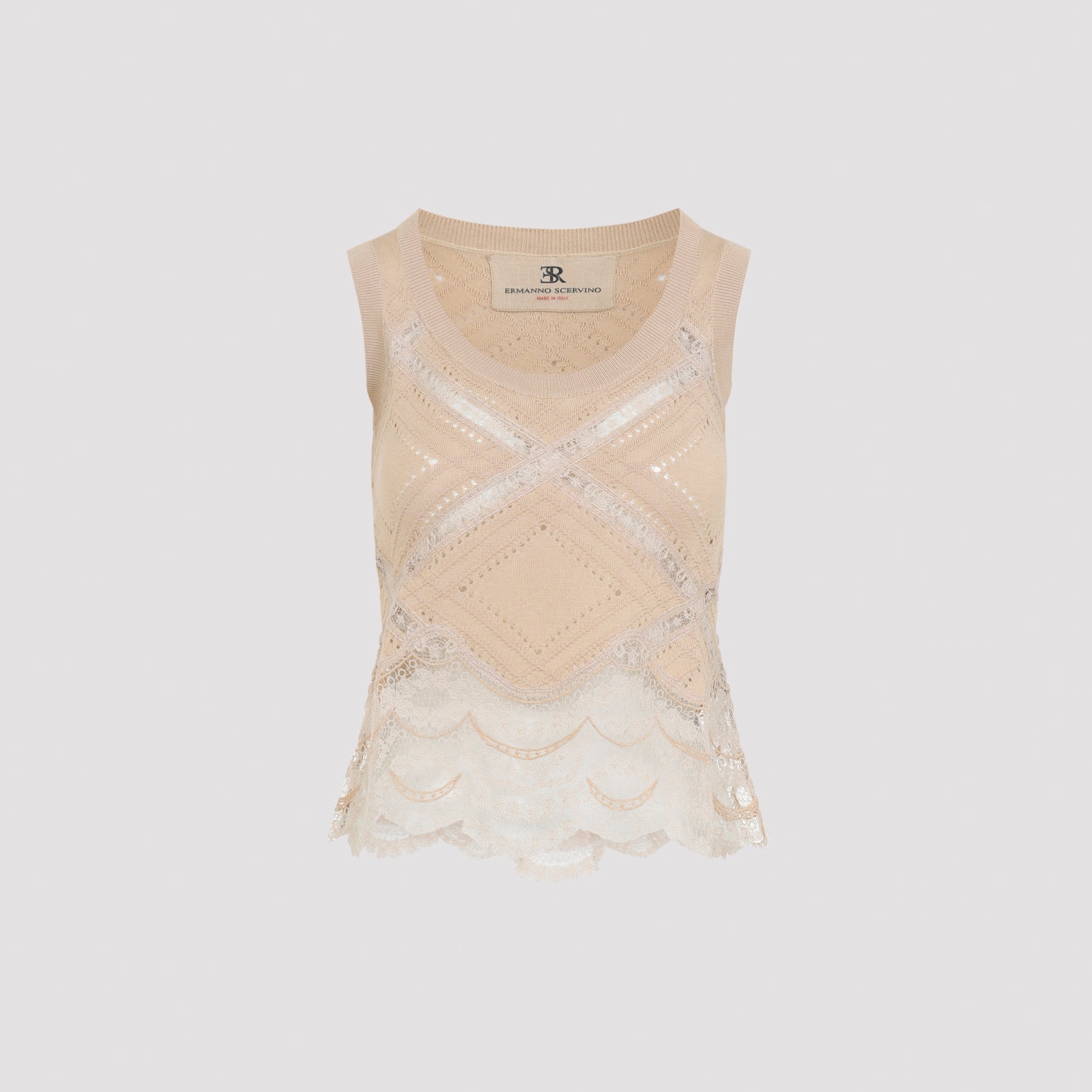 Sleeveless Knit Top - Women's Mini Length