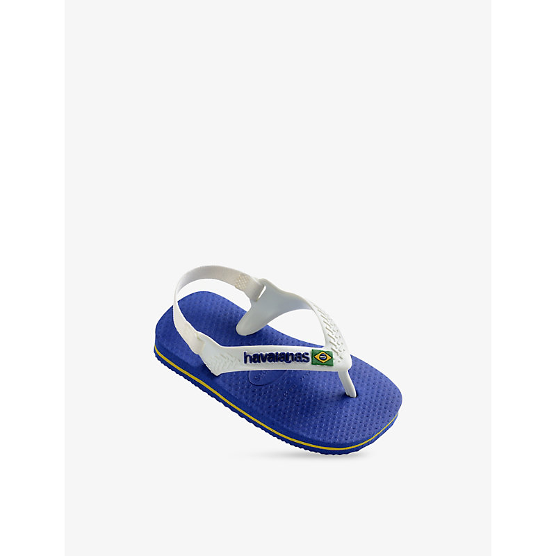 Womens Baby Brasil Logo II Rubber Flip-Flops