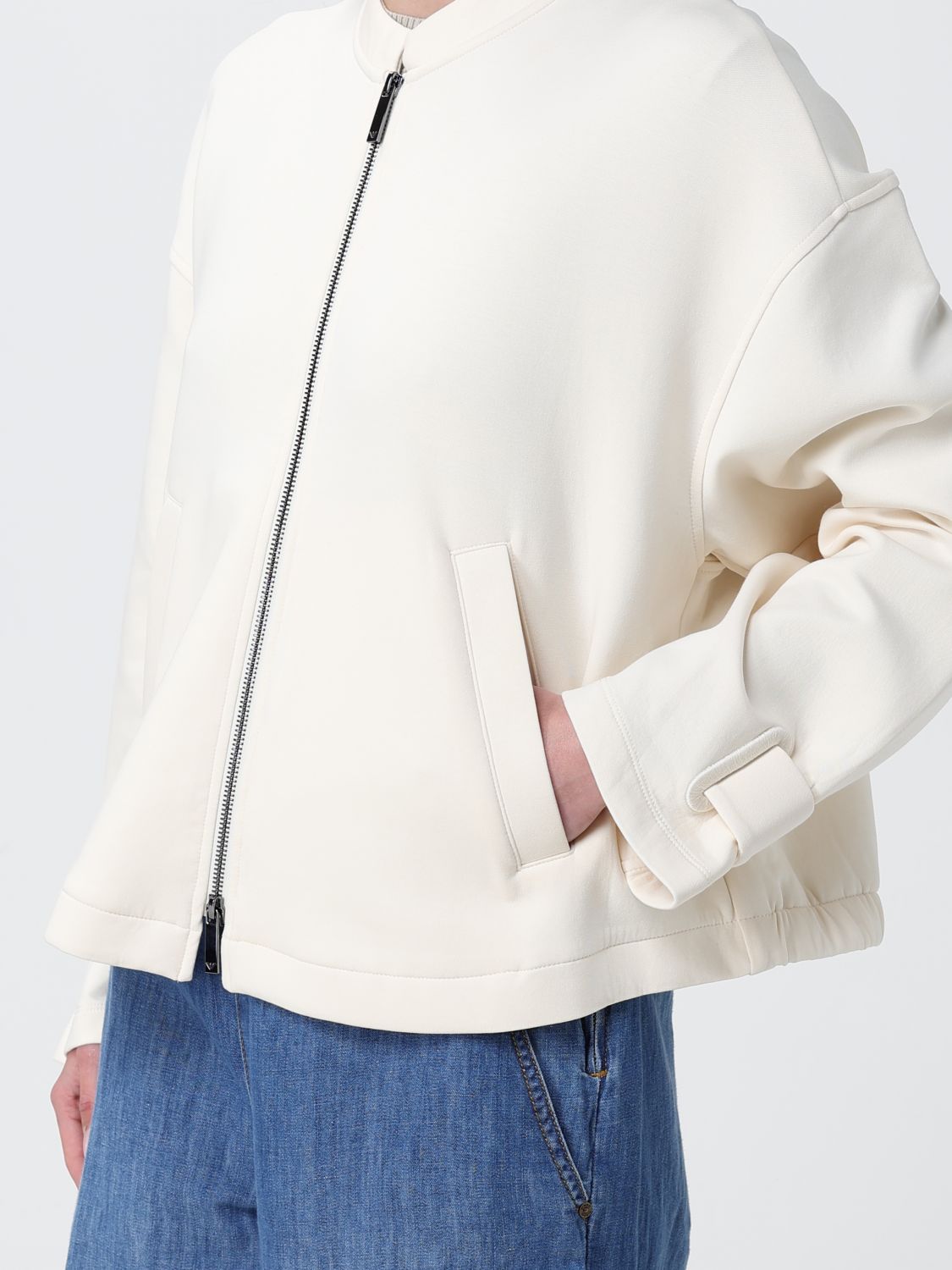 Jacket Woman color Cream