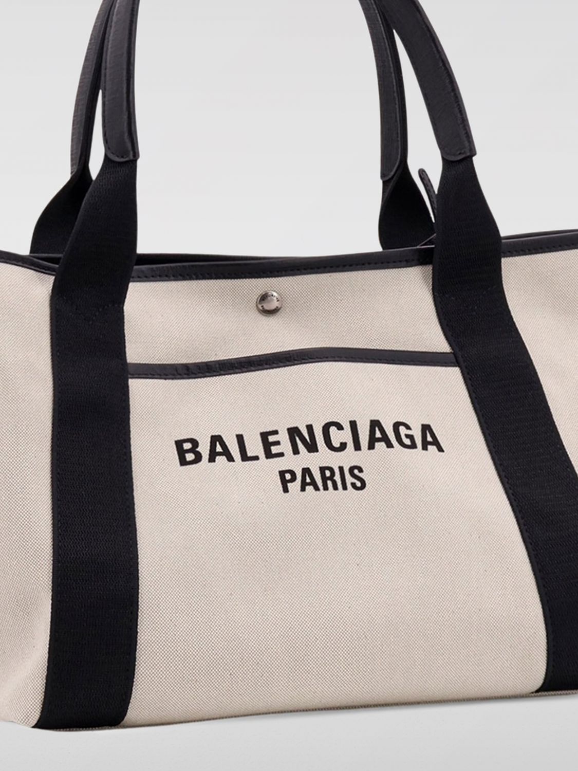 Balenciaga Mittelgroße Biarritz Tote Bag - Nude