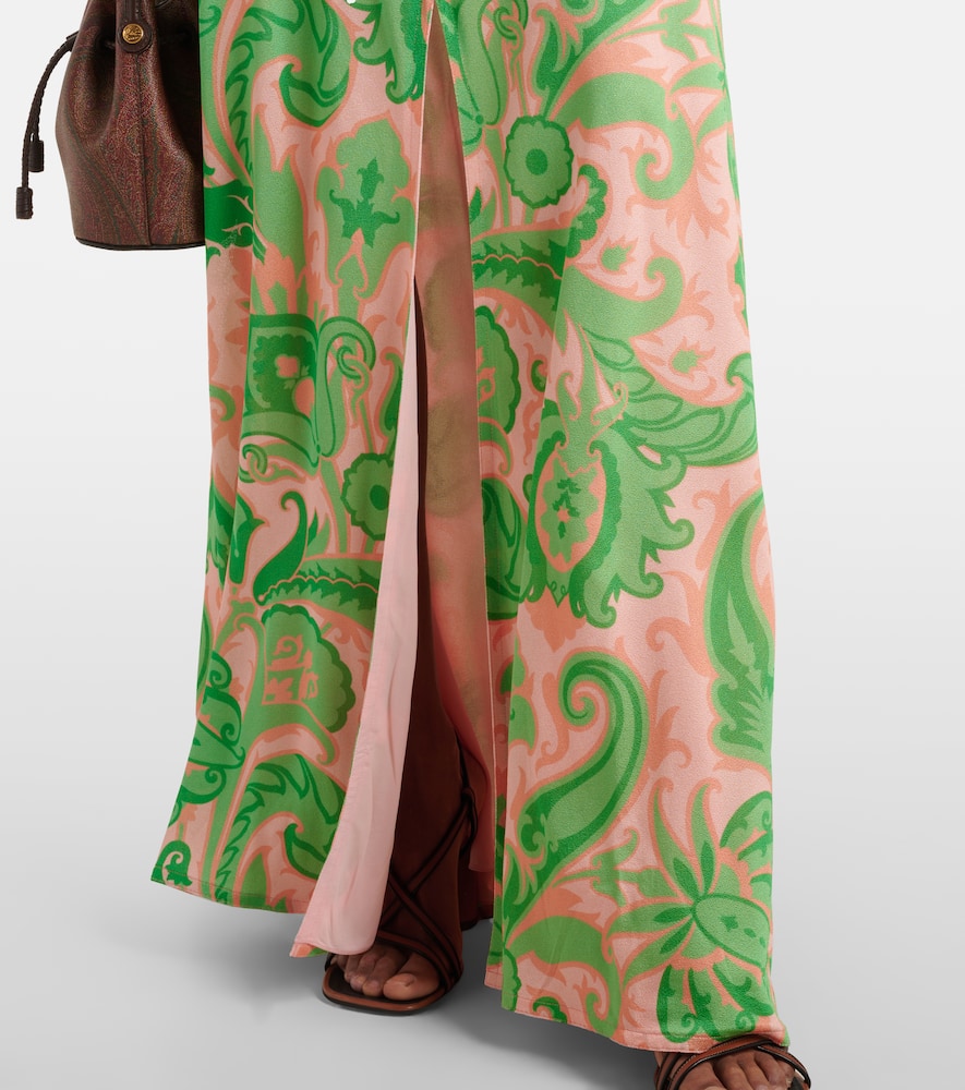 Halterneck maxi dress