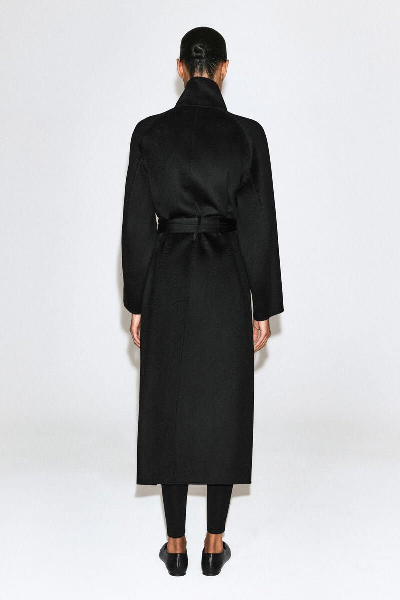 Belted Double-Faced Cashmere Coat
