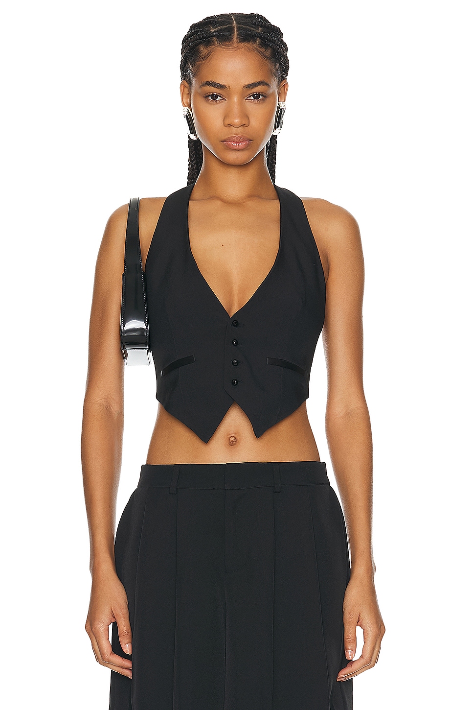 Retrofete Florence Vest in White. -  XS also in L, M