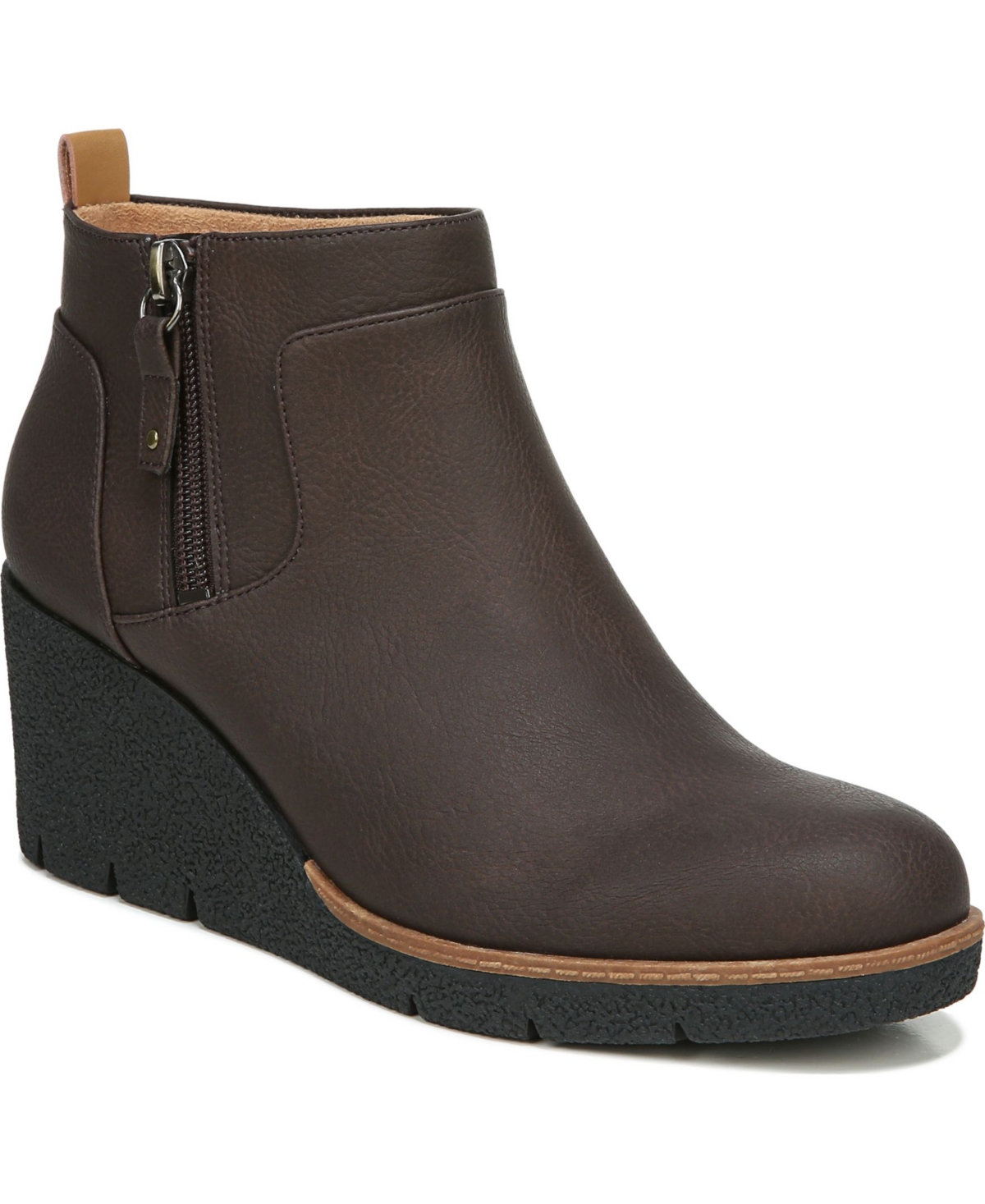 Women's Bianca Booties - Brown Faux Leather