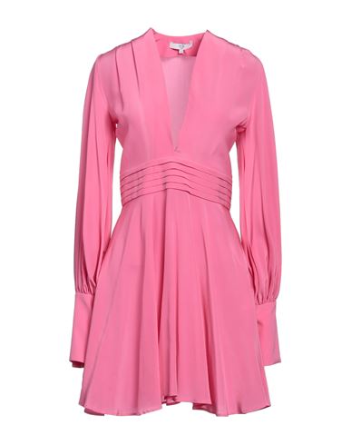 Woman Mini dress Magenta Size M Silk