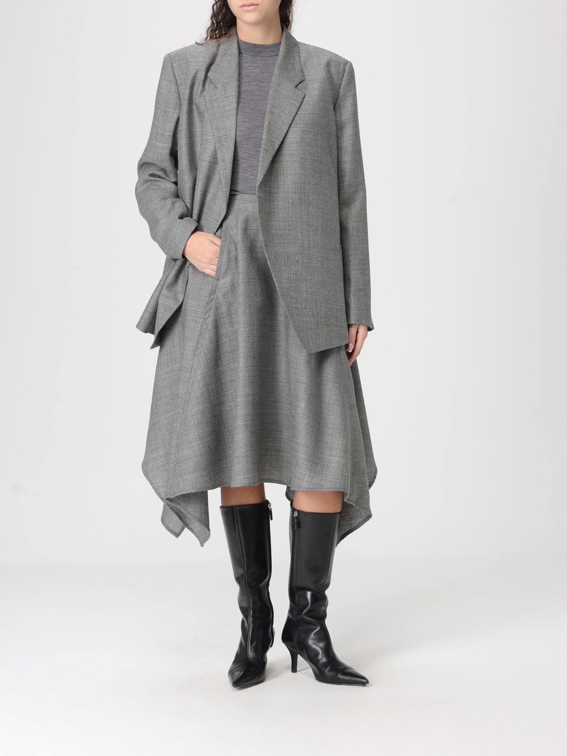 Skirt Woman color Grey