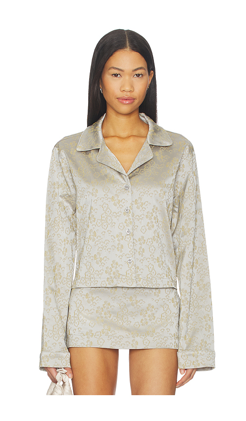Milkwhite Shirt in Light Grey. L. Also in XS