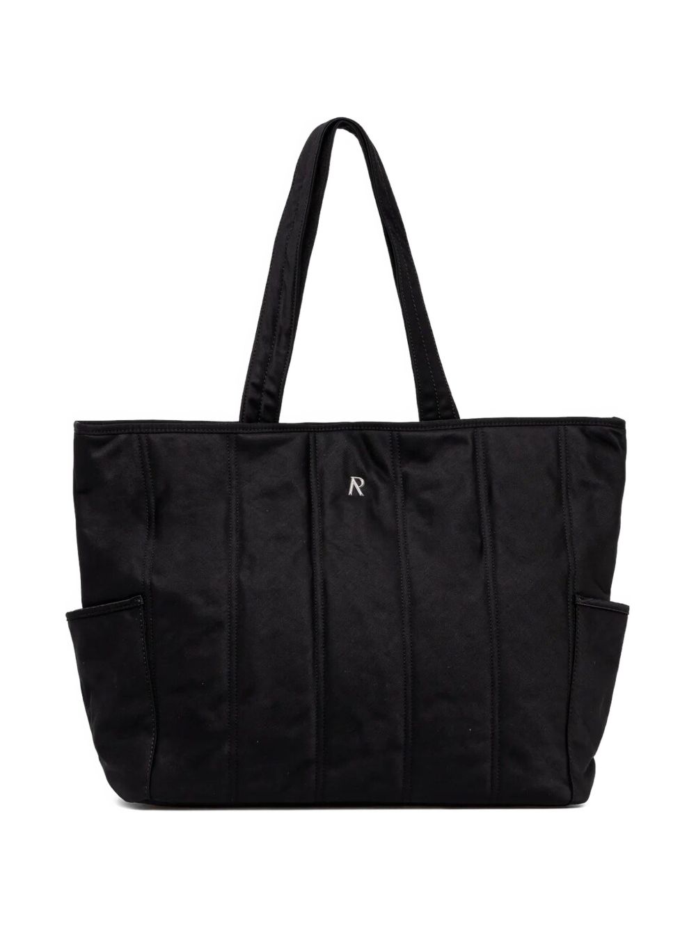 Quilted tote bag - Black