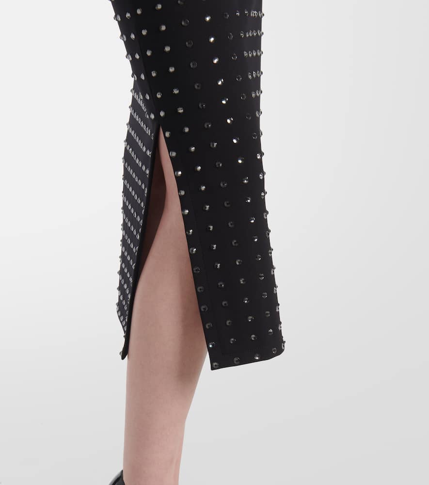 Nome crystal-embellished midi skirt