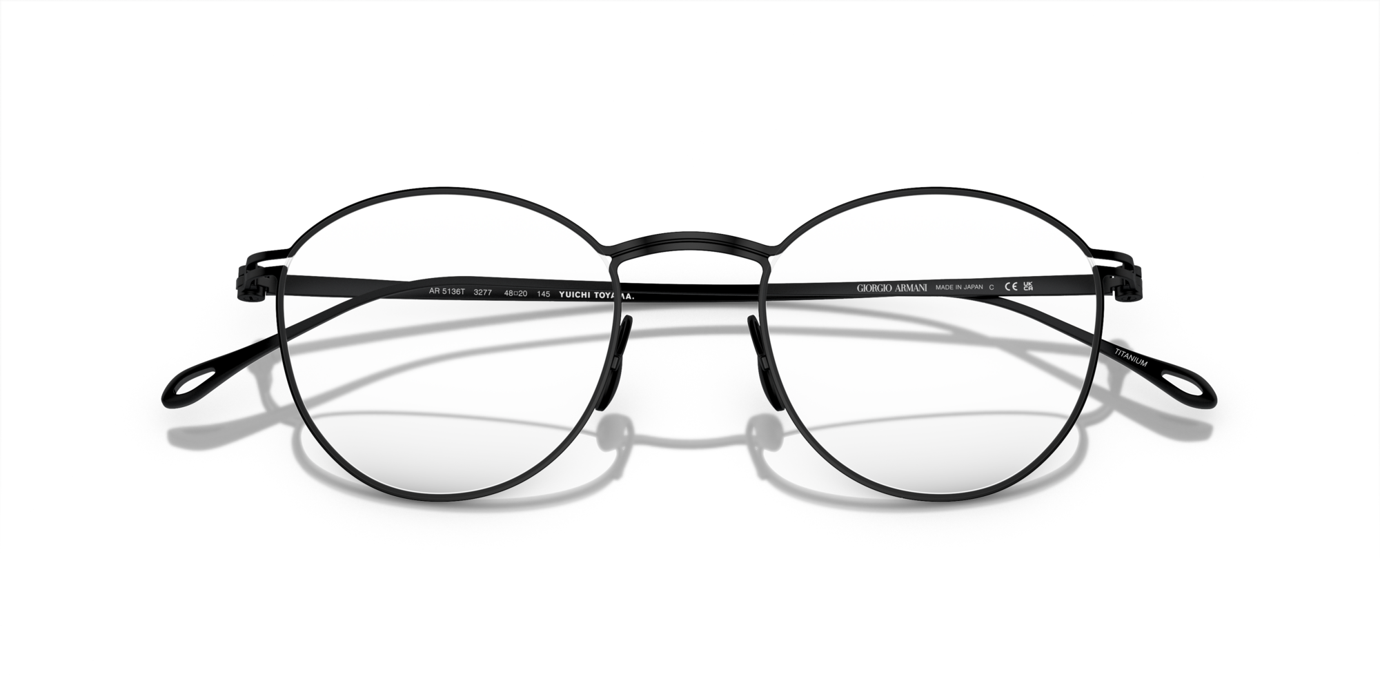 Giorgio Armani Man Giorgio Armani AR5136T 3277 Optical frames Titanium Black Pantos Norma