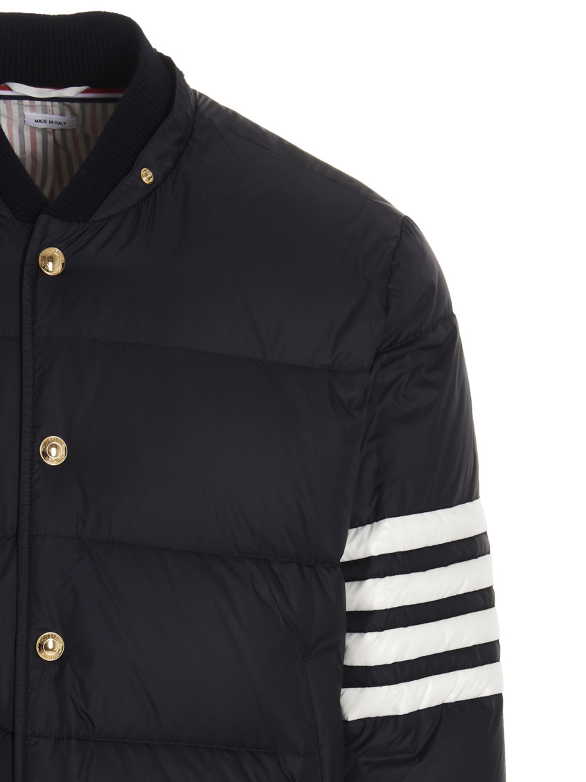 4-bar Matte Nylon Bomber
