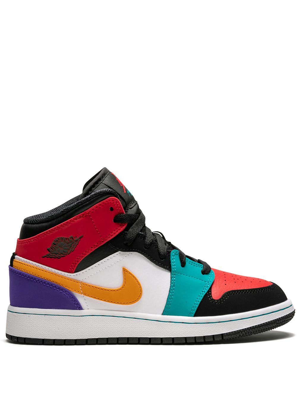 Air Jordan 1 Mid "Multicolor" sneakers - Black