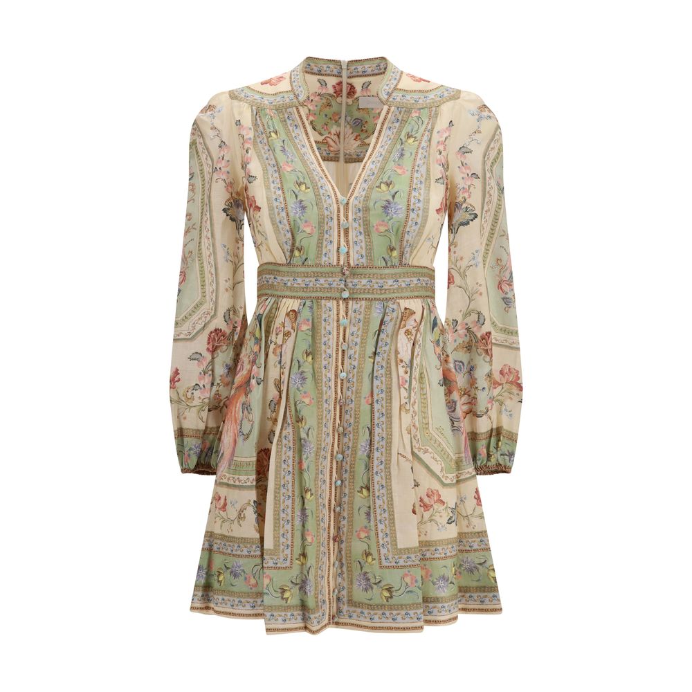 Roselight Dress — Beige