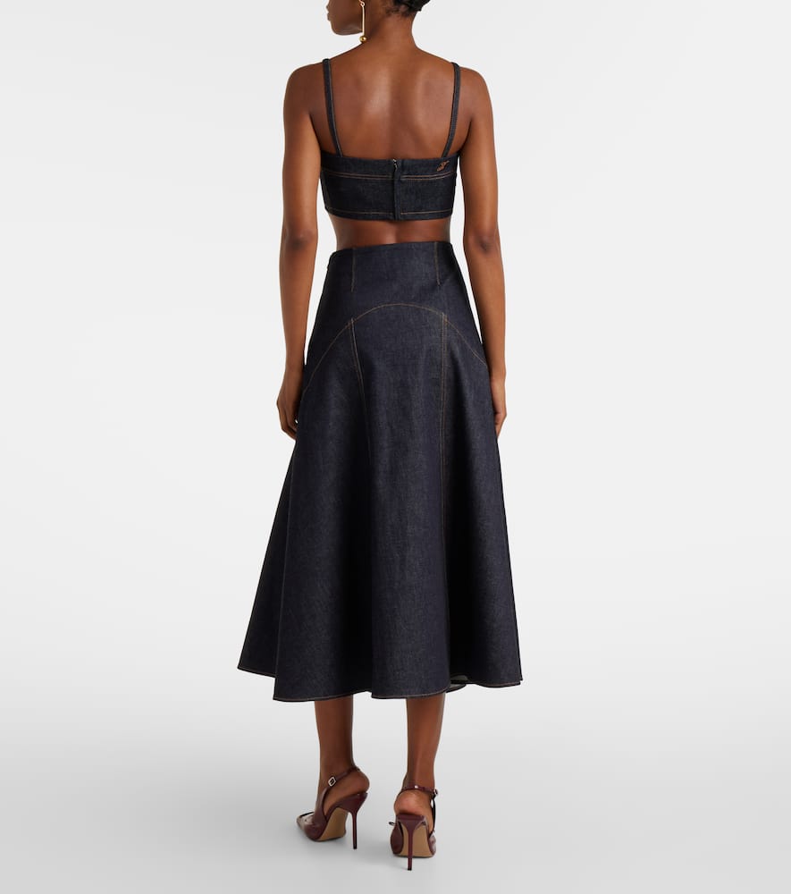 Bisou De-Nîmes denim bra top