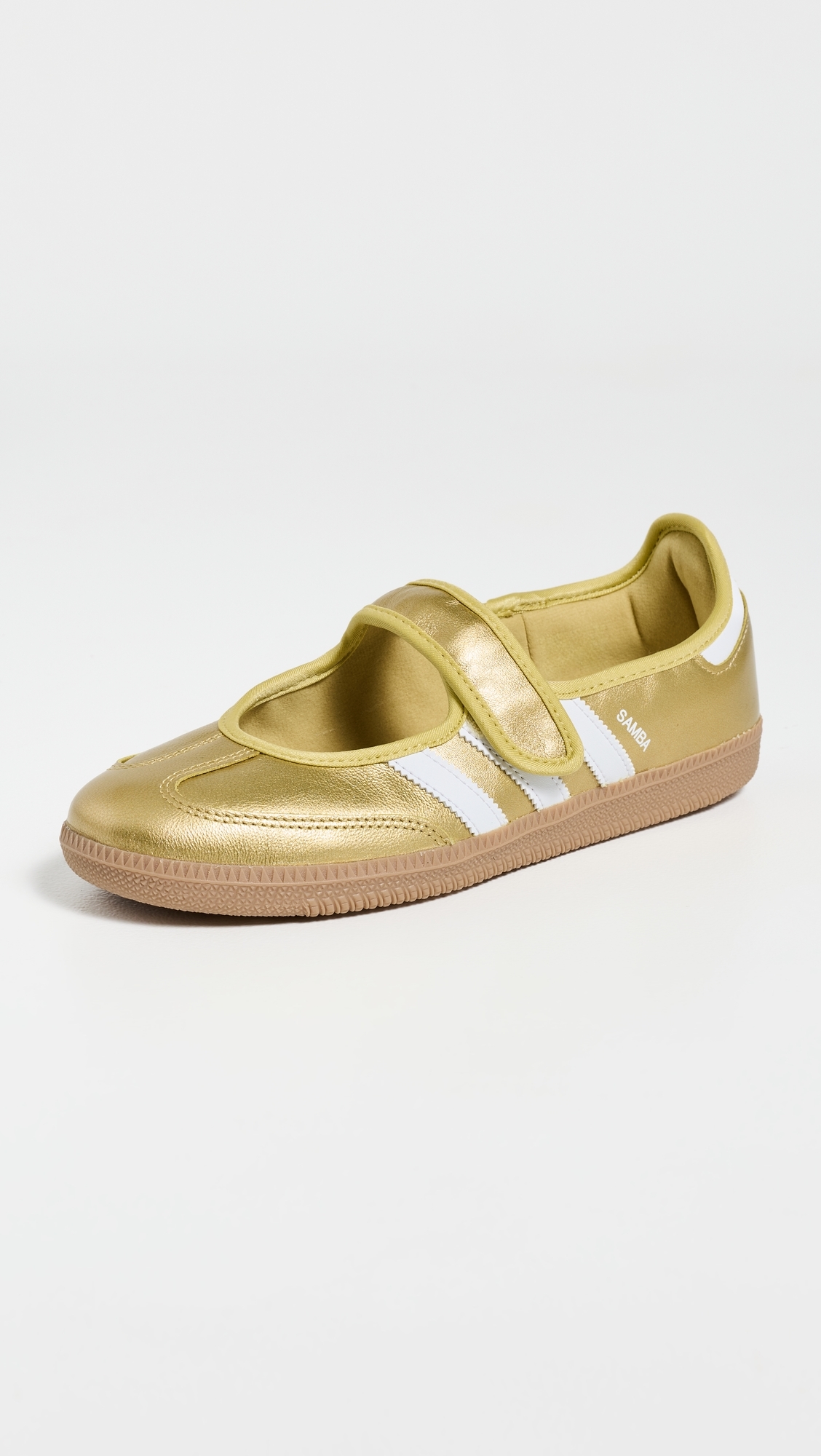 Samba Jane Shoes Gold/White
