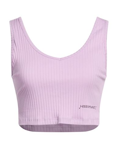 Woman Top Lilac Size M Cotton, Elastane