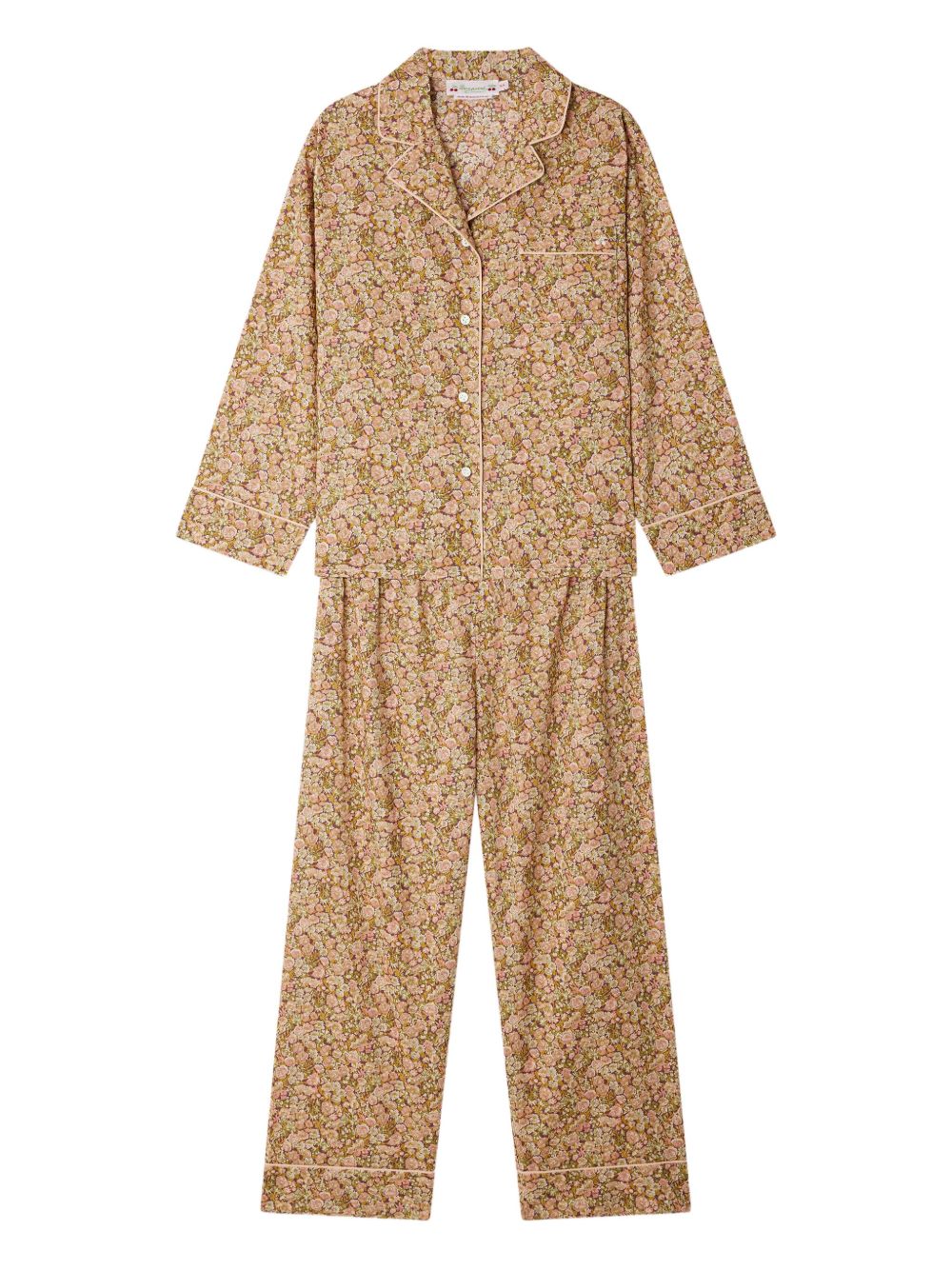 Floral-print pyjama set - Pink