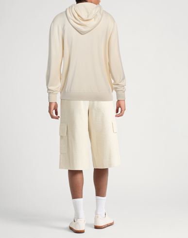 Lardini Man Sweater Cream Size M Wool, Silk, Cashmere