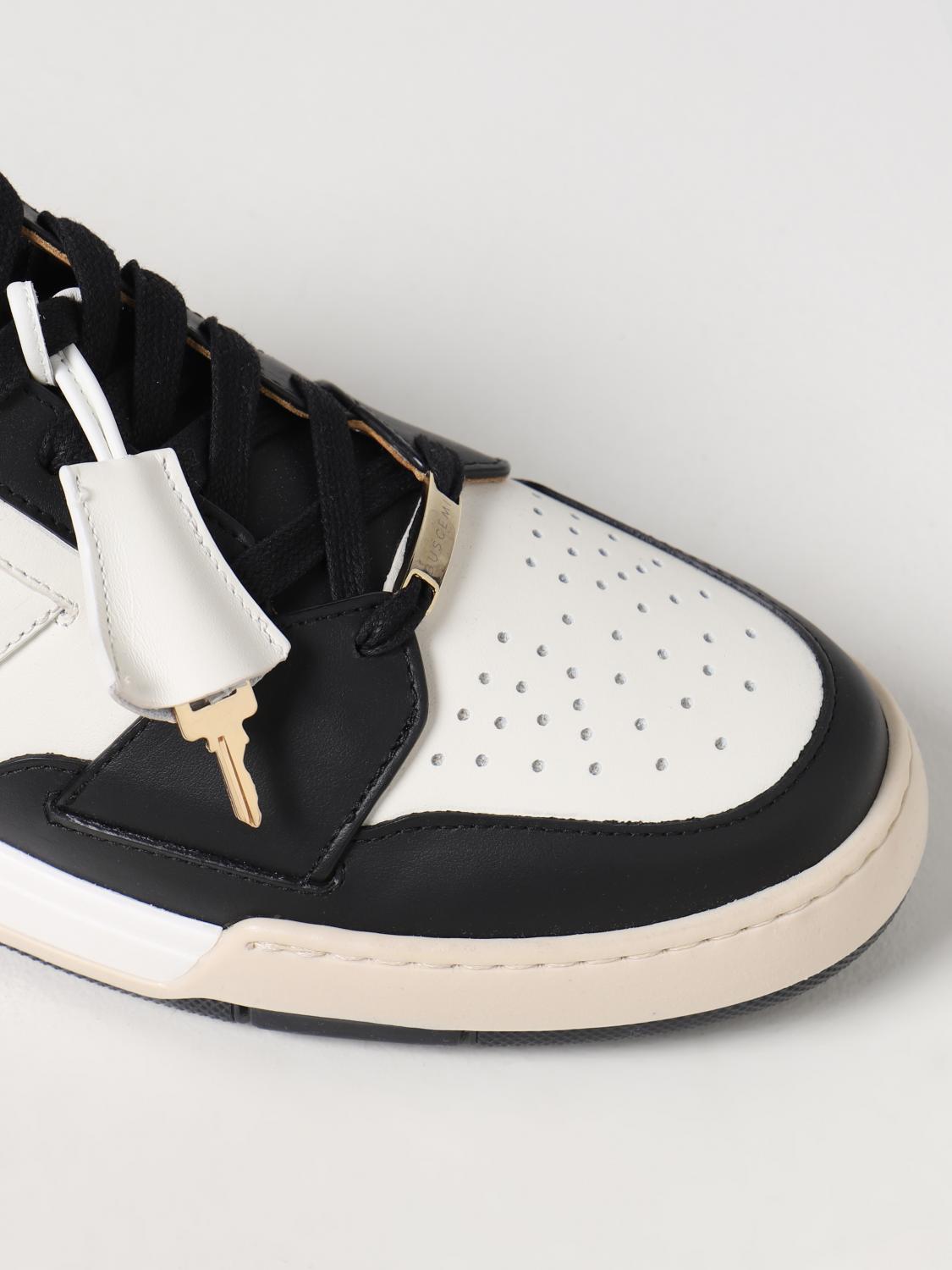 Colour-blocked low-top sneakers - Black