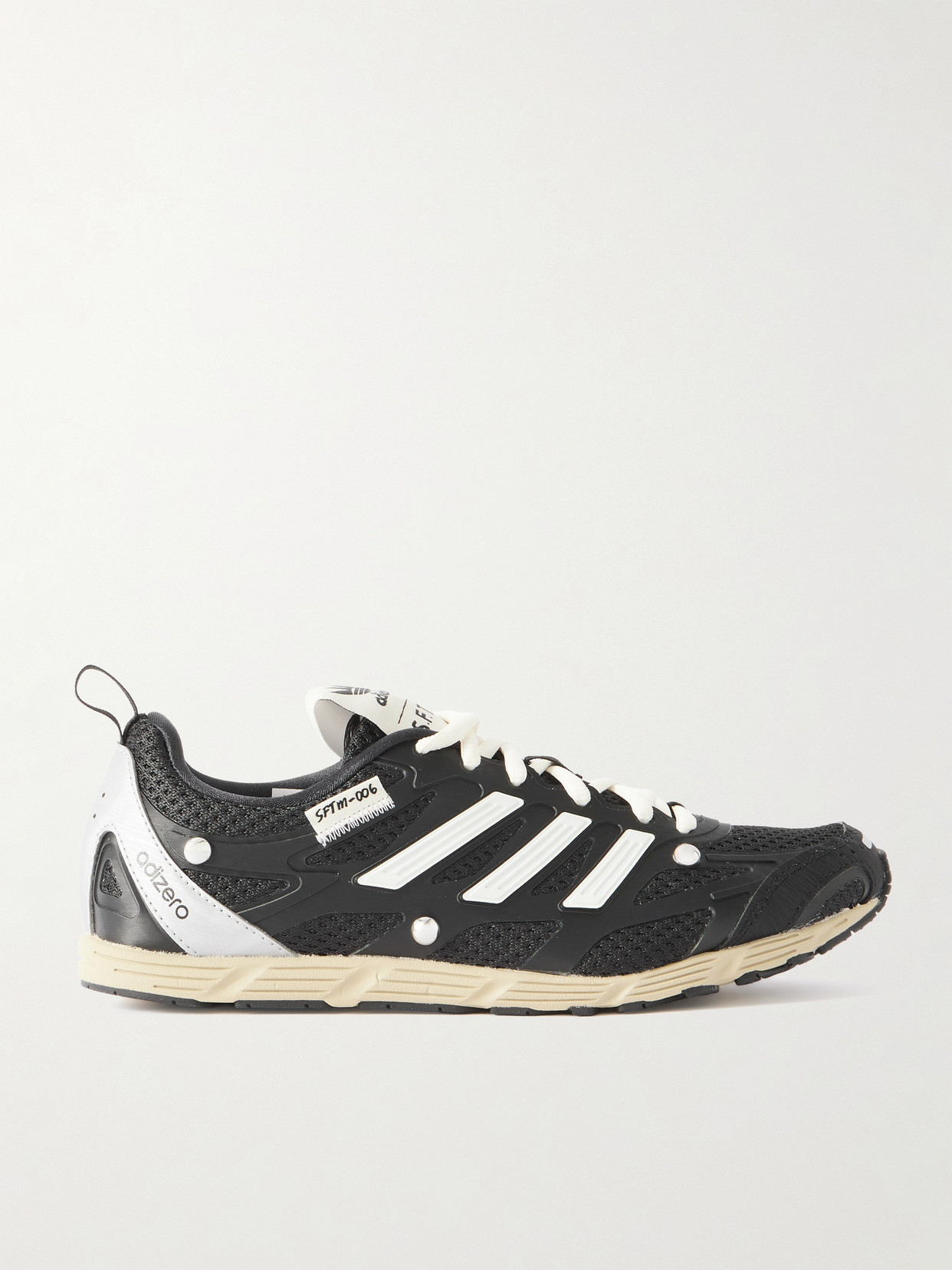 + Song For The Mute Adizero Rubber-trimmed Mesh Sneakers - Black