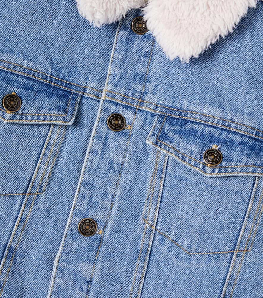 Konges Sløjd Magot printed cotton denim jacket