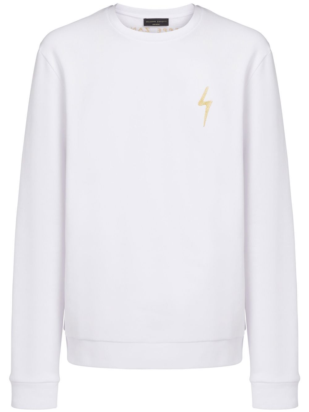 Logo cotton sweatshirt - White