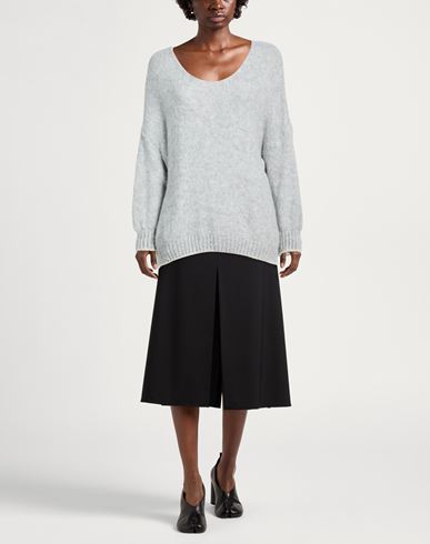 Woman Sweater Light grey Size ONESIZE Polyacrylic, Viscose, Polyamide, Mohair wool, Wool