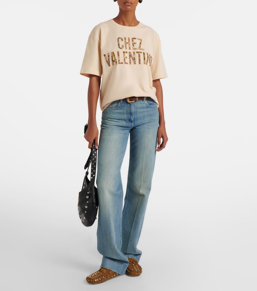 Chez cotton jersey T-shirt