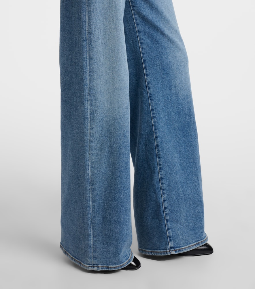 Lotta high-rise wide-leg jeans