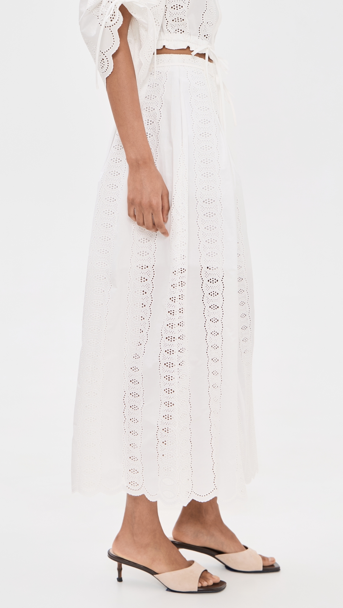 Amaris Skirt White Eyelet