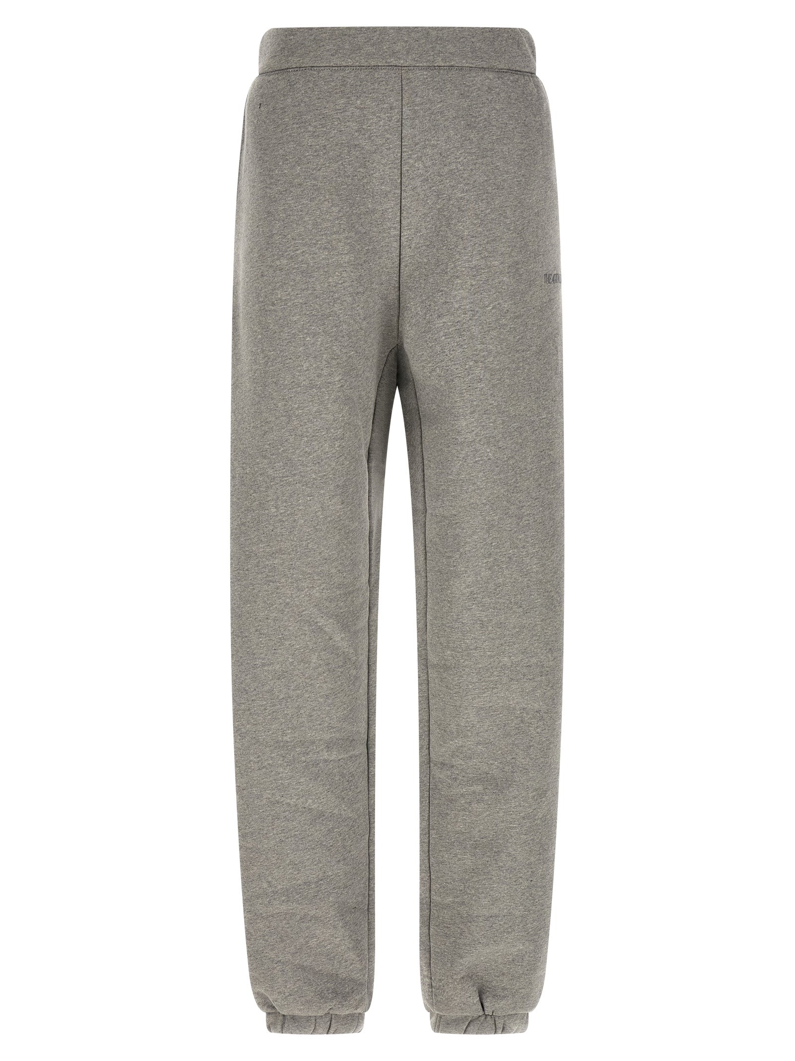 Cotton Mélange Joggers — Gray