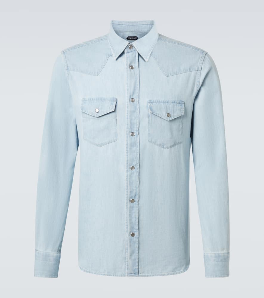 Cotton chambray shirt
