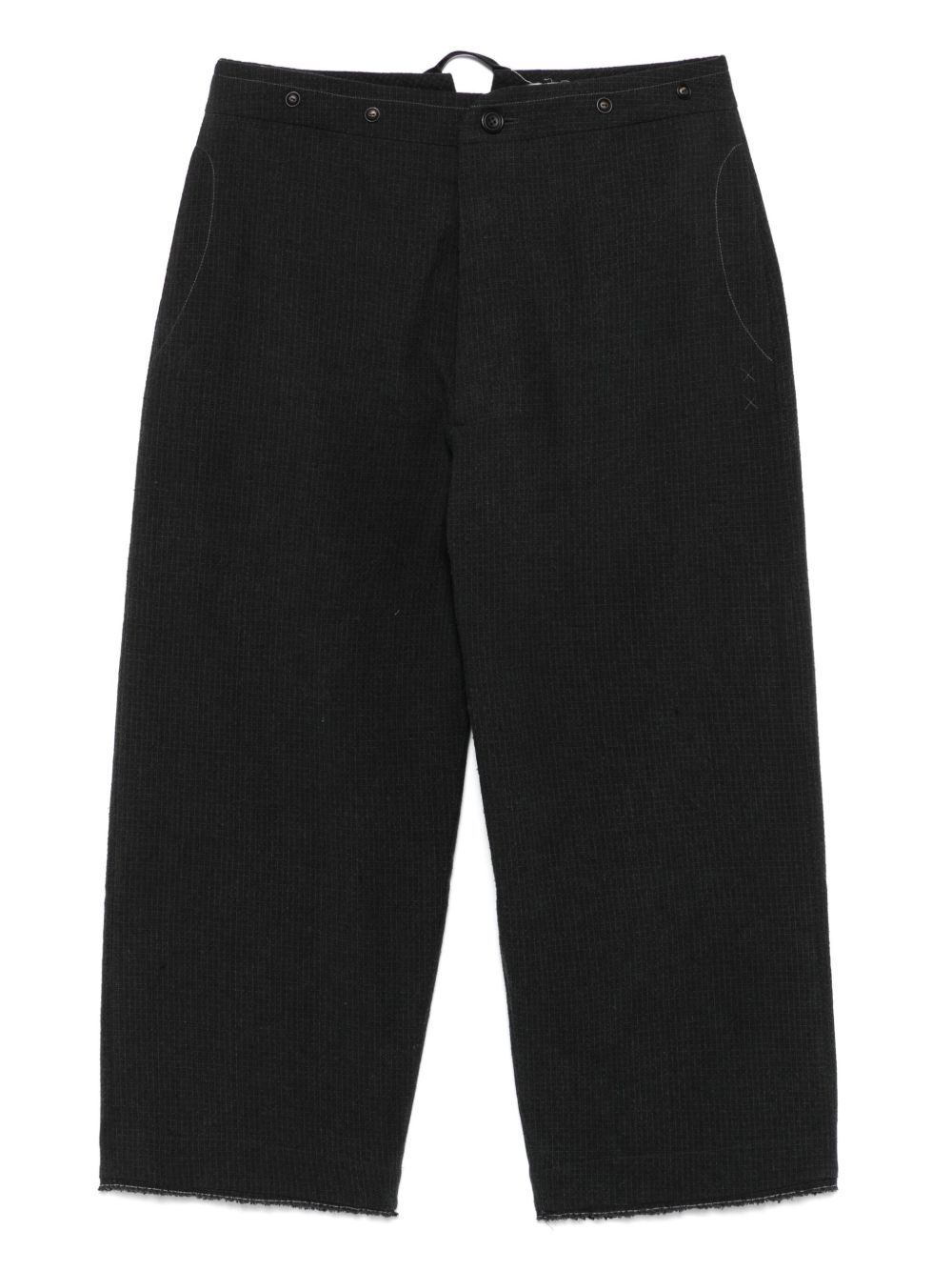 V-cut trousers - Grey